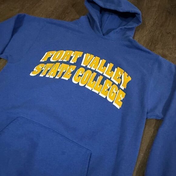 Vintage Fort Valley State College Men’s Hoodie Sweater Eagle Sportswear USA XL - Picture 2 of 8